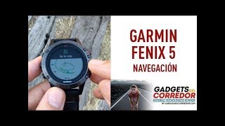 Garmin Fenix 5 rutas y navegación [upl. by Halyhs]