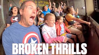 FIRST TIME GOING TO DISNEYLAND WITH A BROKEN ARM  RIDING ROLLER COASTERS WITH A BROKEN ARM [upl. by Bowe325]