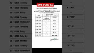 2024 Vtu Supplementary exam for 3rd and 4th sem 2022 scheme exam vtuengineering vtu examinations [upl. by Anirad]