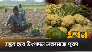 আগাম শীতকালীন সবজি চাষে ব্যস্ত রাজশাহীর চাষিরা  Agriculture News  Rajshahi News  Ekhon TV [upl. by Aivlys857]