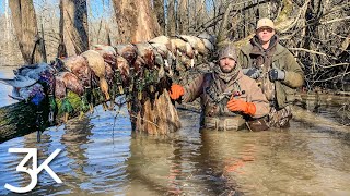 Arkansas Duck Hunt  Backup Plan Provides  Birds Everywhere [upl. by Aitekram]