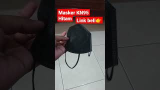 Masker KN95 hitam tidak ngap harga murah [upl. by Seiuqram]