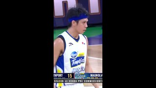 Jerom Lastimosa HITS AN EARLY FOUR for Magnolia v NorthPort in Q1  PBA SEASON 49 COMMISSIONER’S CUP [upl. by Sosthenna]