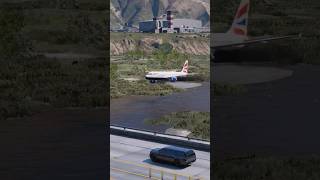 quotBritish Planes Daring Emergency Landing Under Bridgequot GTA 5 [upl. by Barmen]