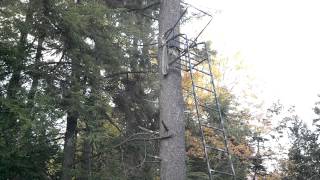 Comfort Zone Lookout Deluxe Ladder Tree stand from Dicks Sporting Goods [upl. by Wilow553]