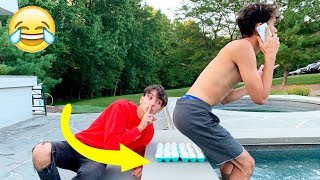 Funny PRANKS on TWIN BROTHER for 24 HOURS [upl. by Nathaniel]