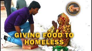 Giving Food To Homeless  Social Experiment 16  Kovai 360 [upl. by Kcirdnek702]