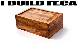 Making This Solid Wood Box  Woodworking  Box Joints [upl. by Sert611]