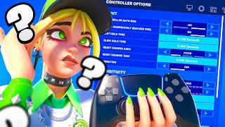 So I Tried The WEIRDEST Controller Settings In Fortnite… [upl. by Nelav]