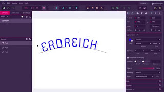 How to work with the text tools in Gravit Designer Corel Vector [upl. by Willem]