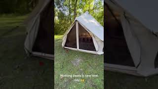 New Bell Style Glamping Tent by White Duck Outdoors [upl. by Codie]