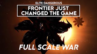 Elite Dangerous  FULL SCALE WAR Finally Arrives [upl. by Idissak637]