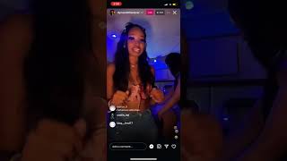 Dymondsflawless with BADDIE FRIENDS INSTA Live THROWING IT BACK😍💦 🍑 trending viral naughty [upl. by Hairehcaz]