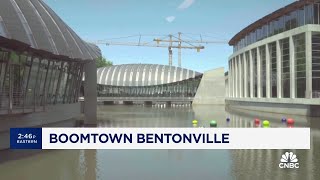 Walmarts hometown of Bentonville Arkansas is booming [upl. by Litton154]