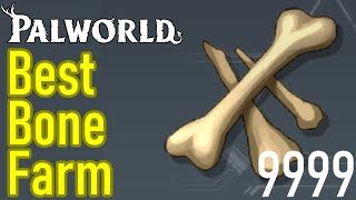 Palworld how to get bones best bone farm enemies and locations [upl. by Joli352]