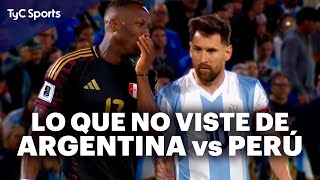 Lo que NO VISTE de ARGENTINA vs PERÚ 🔥 GOLAZO de LAUTARO MARTÍNEZ magia de MESSI los hinchas y más [upl. by Enirual693]