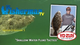 Shallow Water Fluke Tactics summer Flounder [upl. by Anigroeg]