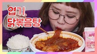 혜지먹방 감기엔 엽기닭볶음탕에 밥말아먹기♥ Braised Spicy Chicken 鶏肉の炒め物 MUKBANG [upl. by Turrell]