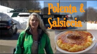 POLENTA amp SALSICCIA Lunch in Abruzzo Italy Passo Lanciano Ep 11 [upl. by Sorac]