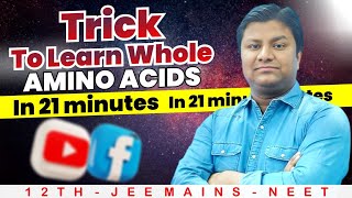 Amino Acid Mastery The Ultimate Trick for Easy Learning [upl. by Ydnar]