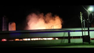 Barn Fire in ColetaMilledgeville Fire Protection District 41524 [upl. by Neddie575]