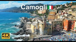 Camogli  Italy  4K Walking tour amp Drone footage italy liguria portofino cinqueterre camogli [upl. by Berliner]