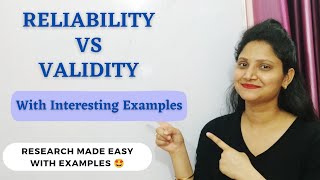 30 VALIDITY vs RELIABILITY  Reliability amp Validity in Research  Interesting Examples research [upl. by Sirois]