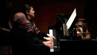 Germaine Tailleferre  Image  Julian Jacobson and Mariko Brown Piano Duet [upl. by Airretal]