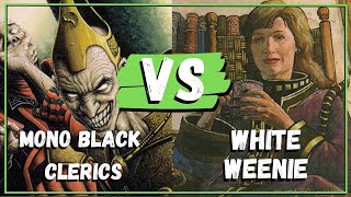 MONO BLACK CLERICS vs WHITE WEENIE round 5 PREMODERN MONTHLY [upl. by Nosiaj]