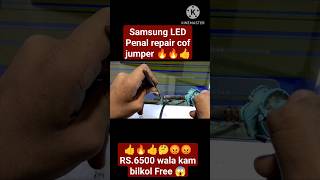 Samsung 32 inch side cof jumper pt320at01 ckv ledpenal repair cof youtubeshorts shorts [upl. by Rebmeced]