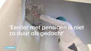 Mensen met zwaar beroep eerder met pensioen  RTL NIEUWS [upl. by Gerome]