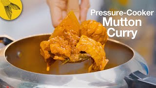 Pressure cooker mutton curry—♦️Holi Special♠️  Bengali mutton curry recipe [upl. by Seldun]