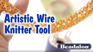 Artistic Wire Knitter Tool Tutorial [upl. by Rosabel115]