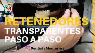 COMO HACER RETENEDORES TRANSPARENTES 👅 PASO a PASO dental [upl. by Hplodnar]