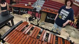 Nutley High School Indoor Percussion 2023 Xylophone Cam [upl. by Palmira]