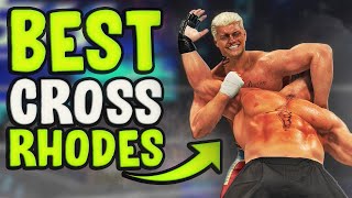 WWE 2k23 Finishers  Cody Rhodes Best Cross Rhodes [upl. by Kapor]