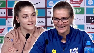 Sarina Wiegman and Jess Park prematch press conference  England Women v Switzerland Women [upl. by Billat798]