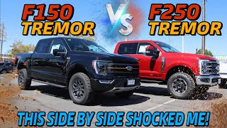 2023 Ford F250 Tremor VS F150 Tremor Dont Buy A Ford Until You Watch This First [upl. by Hummel]