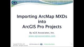 Converting ArcMap MXDs to ArcGIS Pro Projects [upl. by Noyek]