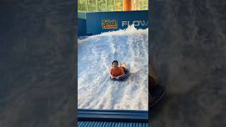 FlowRider first time indoor surfing machine [upl. by Ramo]