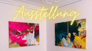 Informelle Malerei Abstrakt Expressionistische Ästhetik Ausstellung von Anja Stemmer bei THEMIS [upl. by Ytsirc389]