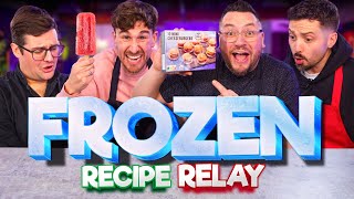 FROZEN INGREDIENTS ONLY Recipe Relay Challenge  Pass It On S3 E13 [upl. by Hoon151]