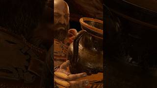 Kratos sees his homeland Artifact and Tries to hide it godofwar shortvideo shortsfeed [upl. by Jeanette]