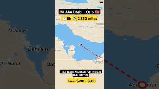 Abu Dhabi to Oslo flight ✈️ route explore live flight route explore travel excelbytesized vlog [upl. by Bryana]