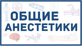 Общие анестетики  механизм действия виды побочные эффекты мнемоника для запоминания [upl. by Dody773]