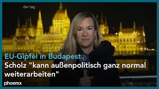 EUGipfel in Budapest Einschätzungen von Anna Tillack ARDKorrespondentin  081124 [upl. by Sunda244]