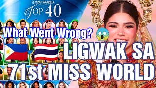 THAILAND AND PHILIPPINES OUT IN 71st MISS WORLD WHAT WENT WRONG [upl. by Ilera]