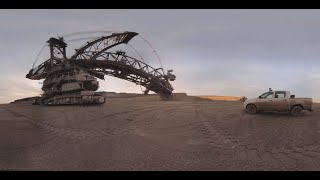 360 Grad Video von Bagger 288  ZDF heuteplus [upl. by Wunder162]