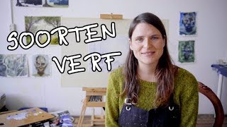 🎨 Olieverf vs acrylverf vs aquarel  Verfsoorten  mijn ervaringen  Robin Rozendal [upl. by Acalia]