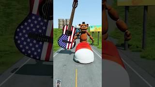 Funny Cars vs Guitar Survival Challenge shortsfeed [upl. by Yoc]